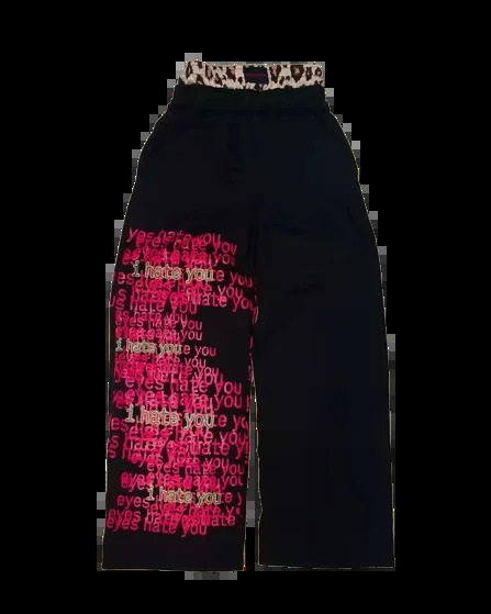 Streetwear Retro Double Layer Sweatpants Y2K Mens Womens Hip Hop Lettering Baggy Pants Low Waist Casual Wide Leg Casual Trousers 250715