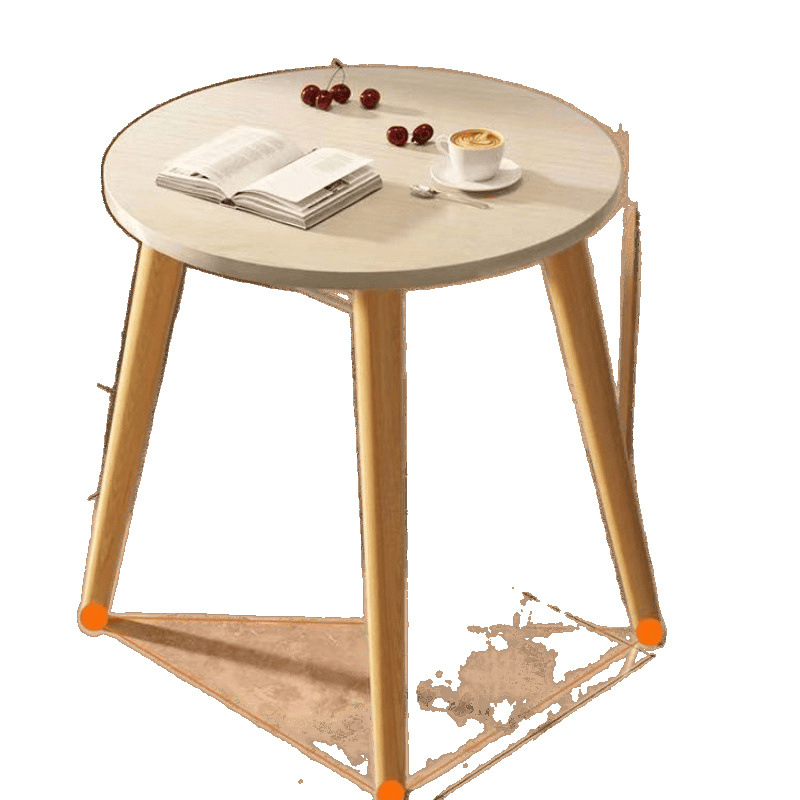 M7129 Small coffee table for home balcony small table for rental house small apartment simple