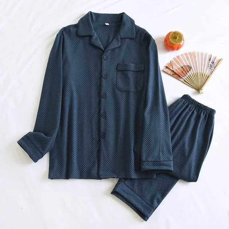 2025 New Mens Autumn/Winter Pajama Set Thickened Warm Home Clothes Long Sleeve Long Pants Two Piece Set Large Size Set W250717