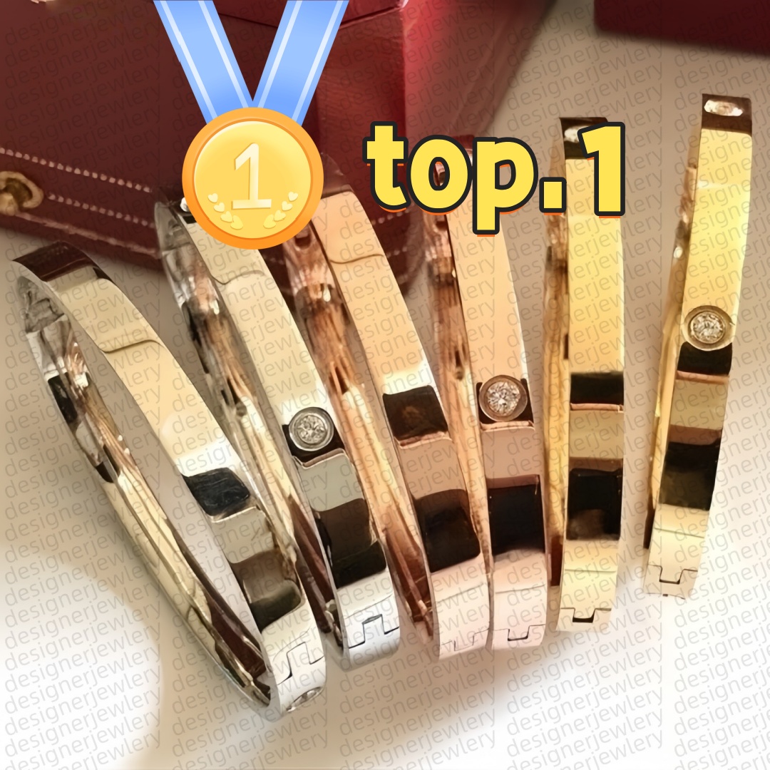 Fashion Womens Mens Designer Bracelet Elegant Charm Bracelets for Men Luxury Accent Jewelry Adorned with Sparkling Simulated Diamonds Cuff Gold Bracelet Wendding