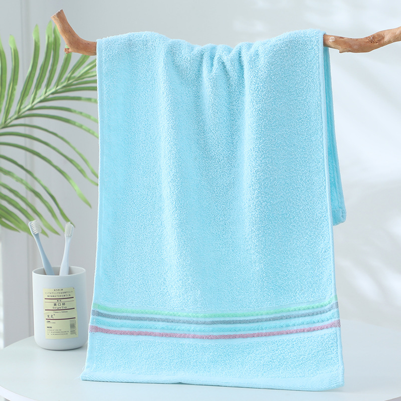 Wholesale of customized pure cotton towels embroidered towels quick-drying thickened soft and highly absorbent face towel