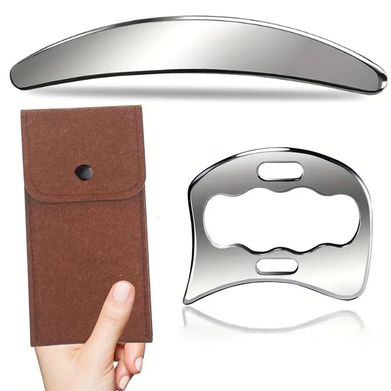 Stainless Steel Gua Sha Muscle Scraper Tools Myofascial Tools Lymphatic Drainage Massager Soft Tissue Massage Tools 250716