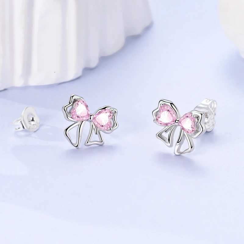 Fashion Spring Series Earrings For Women 925 Silver Color Butterfly Dragonfly Flower Heart Shaped Ear Studs Fine Jewelry Couple y250715