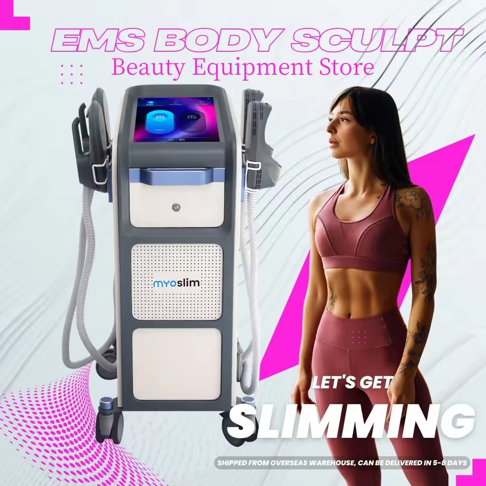 HI EMT MYOSLIM RF EMS Machine Muscle Stimulation Body Slimming Sculpting Fat Reduction Beauty Equipment