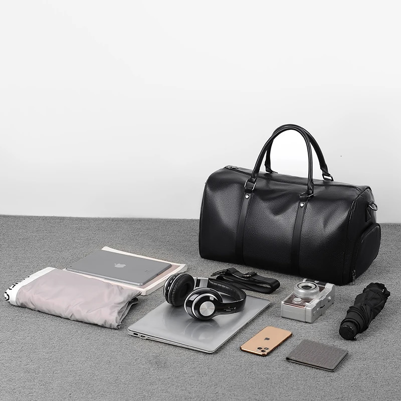 Large Capacity Waterproof Gym Duffel Bag with Wet/Dry Compartments Travel Sports Bag with Adjustable Shoulder Strap Gym Bag 250714