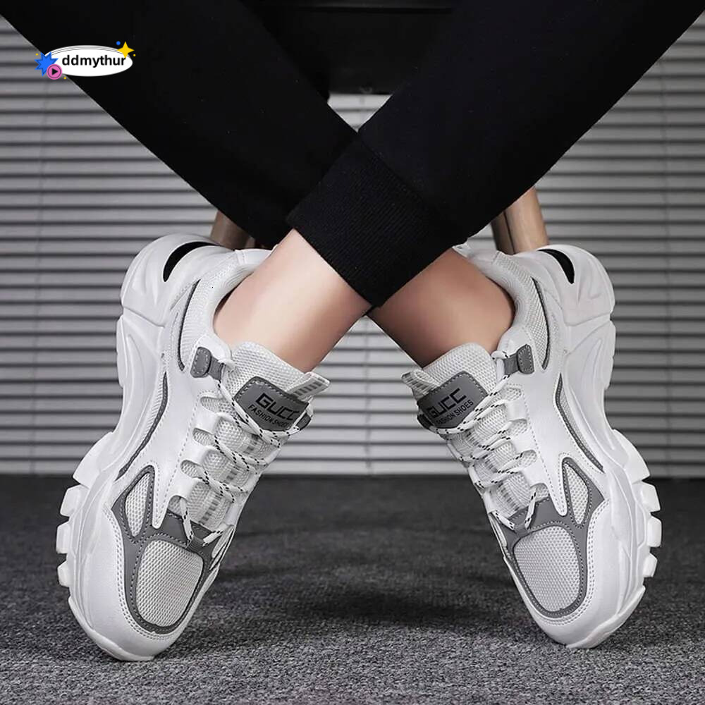 New Korean Edition Dad Trendy Fashionable Tennis Sports and Casual Men's Shoes ddmydog