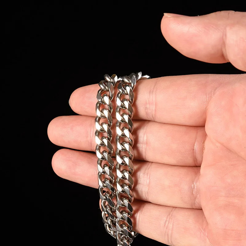 40cm Long Stainless Steel Wallet Belt Key Chain Rock Punk Trousers Hipster Pant Jean Keychain Clip Keyring Mens Hip Hop Jewelry 250717