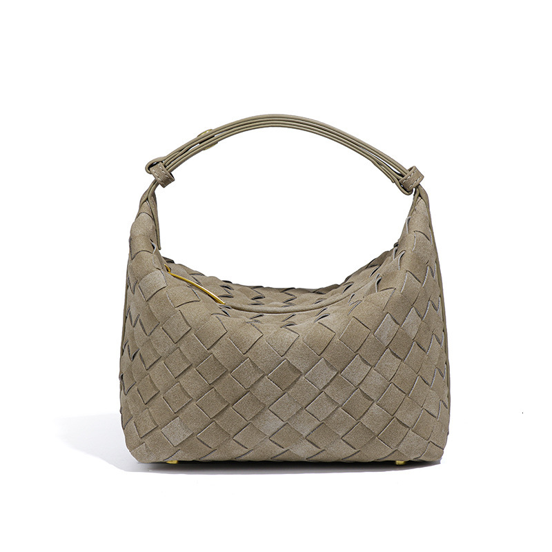 Designer Woven Bag for Women Fashion Pu Leather Single-shoulder Underarm Bag Handbag