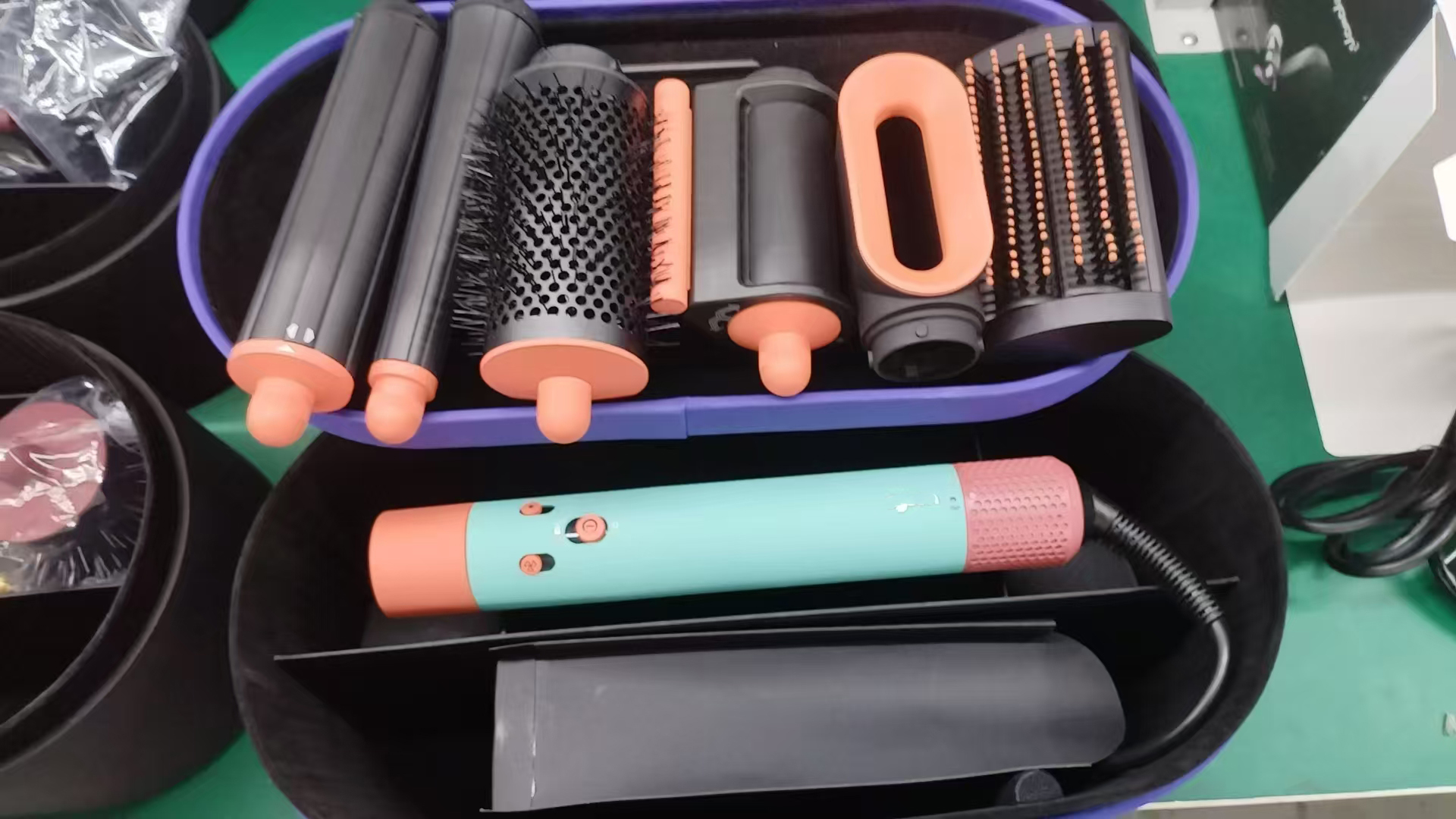 10A 2025 NEW Curling Irons hair dryer HS08 ID Bluetooth High version Curler Multi Function for Women Tool Hair Curlers Negative ion 7-in-1 travel set 