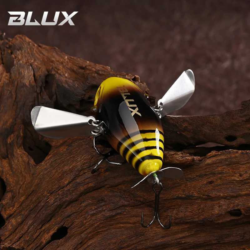 BLUX Micro BUTTIN Pompadour Topwater Crawler 6.5G Wobbler Noisy Fishing Lure Crankbait Freshwater Bass Perch Artificial Bait Z250717