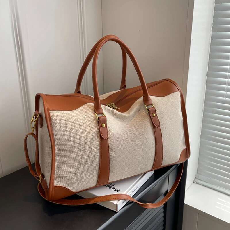 Women Canvas Large Capacity Bags custom Travel Storage Handbag Vintage Fiess Lage Bag personality customization