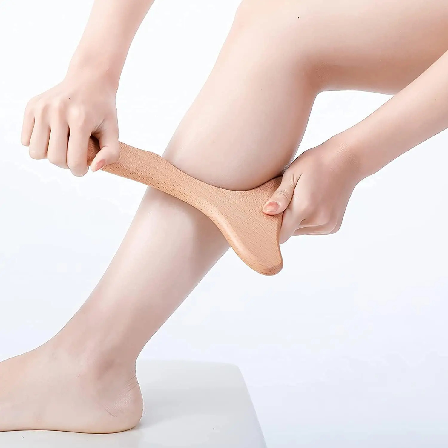 Wood Massage Tool Lymphatic Drainage Massager One-handed Body Sculpting Tools For -Cellulite Gua Sha Muscle Release 250716