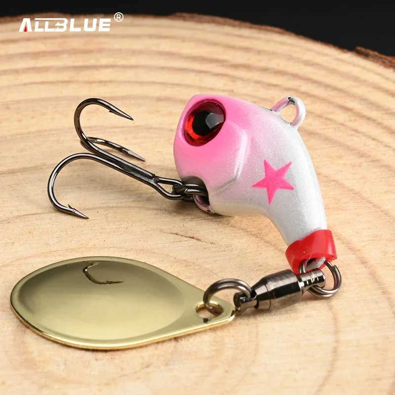 ALLBLUE CYCLONE Tail Spinner Metal Vib Shad Casting Shore Jig Vibration Jigging Blade Spoon Fishing Lure Artificial Bait Tackle Z250717