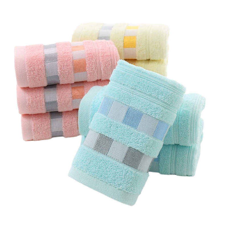8 pieces Thickened Adults couple Pure Cotton Towel Home Soft Face Hand Towel Bath Towel Quick Drying Absorbent Towels For Bathroom Hotel