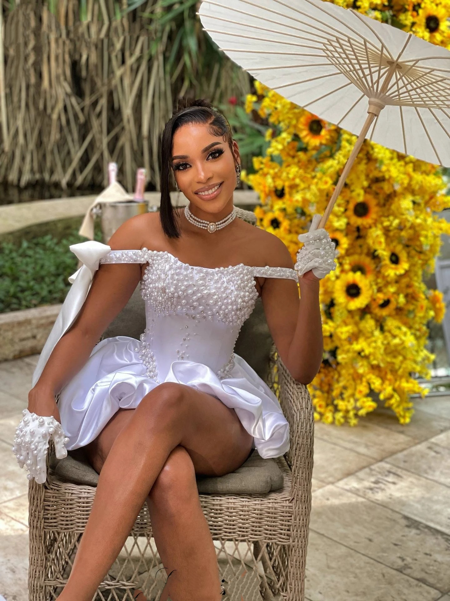 Elegant Mini A Line Women Evening Dresses Spaghetti Straps Sleeveless Gown Pearls Short Dress For Party Custom Made