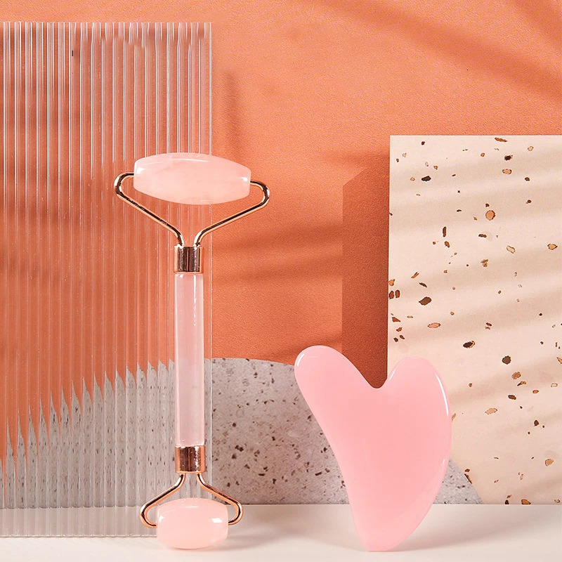 Natural Stone GuaSha Jade Scraper Facial Beauty Massage Tools Firm Skin Care Face Gua Sha SPA Physical Roller 250716