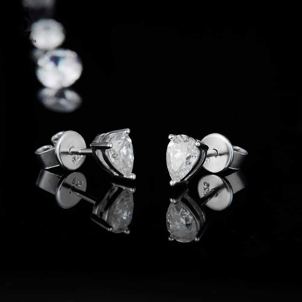 ORSAYEELS 925 Sterling Silver Clear Water Drop CZ Stud Earrings for Women Simple Wedding Anniversary Silver Fine Jewelry APE61 y250715