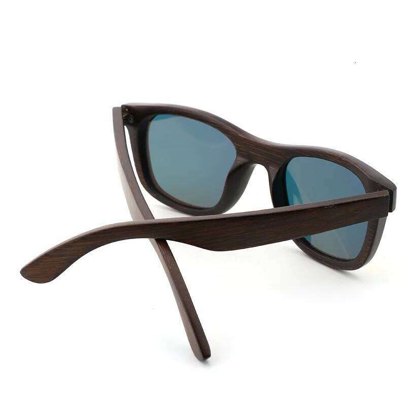 Best Handmade Men Polarized Zebra Vintage Bamboo Wood Women Sunglasses High Quality With Glasses Case Box