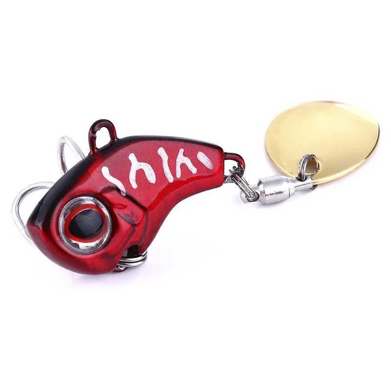 1Pcs Rotating Metal VIB vibration Bait Spinner Spoon 8g/16g/21g Jigs Trout WobbLEr Fishing Hard Baits TackLE Pesca Z250717