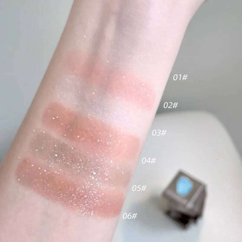Gege Bear Eyeshadow Highlighter Pearlescent Flash Long-Lasting Single-Color lti-pose Powder X250717