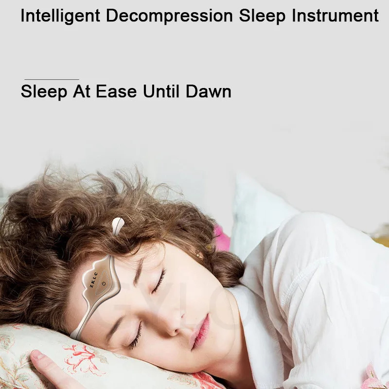 Queen Crown Smart Sleep Instrument Sleeping Aid Electric Head Massager Migraine Relief Relaxing Pulse Deep Sleep Tool 250716
