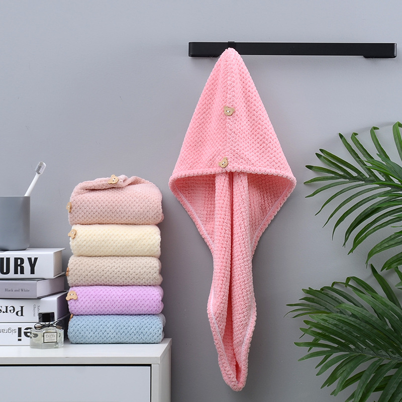 8 pieces Dry Hair Cap for Women Thickened and Super Absorbent Headscarf for Wiping Hair Quick Drying Cap Dry Hair Towel