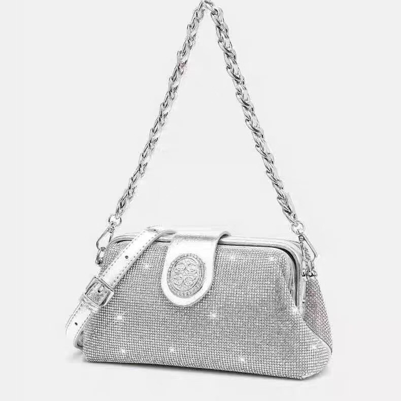 Designer Bags, Fashionable Luxury Bags, New Style Socialite Evening Gowns, Handbags, Diamond-encrusted Banquet Chain Bags And Diamonds For Women