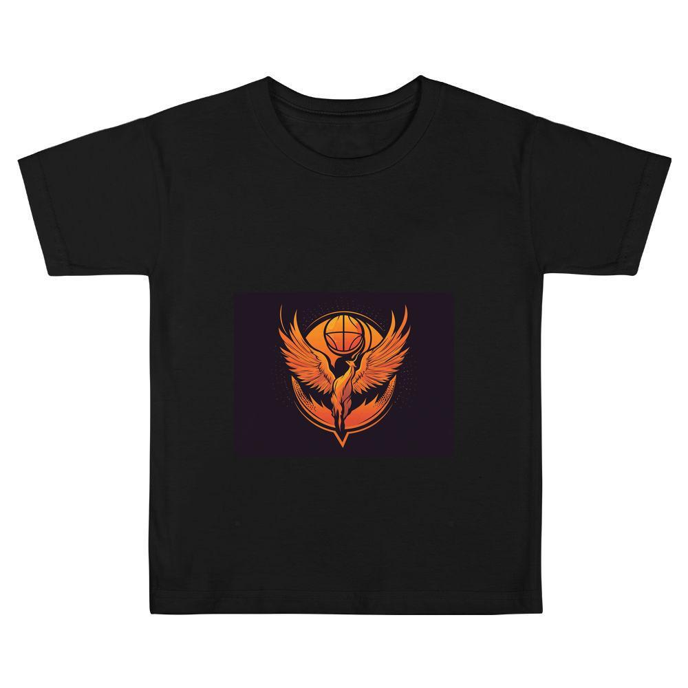 ddmywed Boy and girl Children's T-shirt T-shirt with an image of a bird on it ' s chest