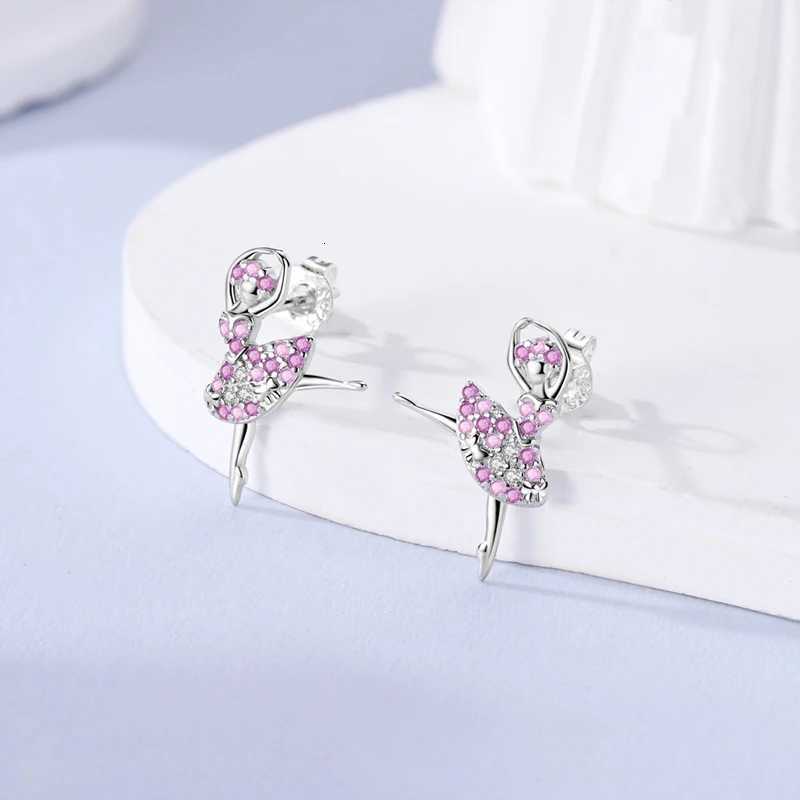 Fashion Spring Series Earrings For Women 925 Silver Color Butterfly Dragonfly Flower Heart Shaped Ear Studs Fine Jewelry Couple y250715