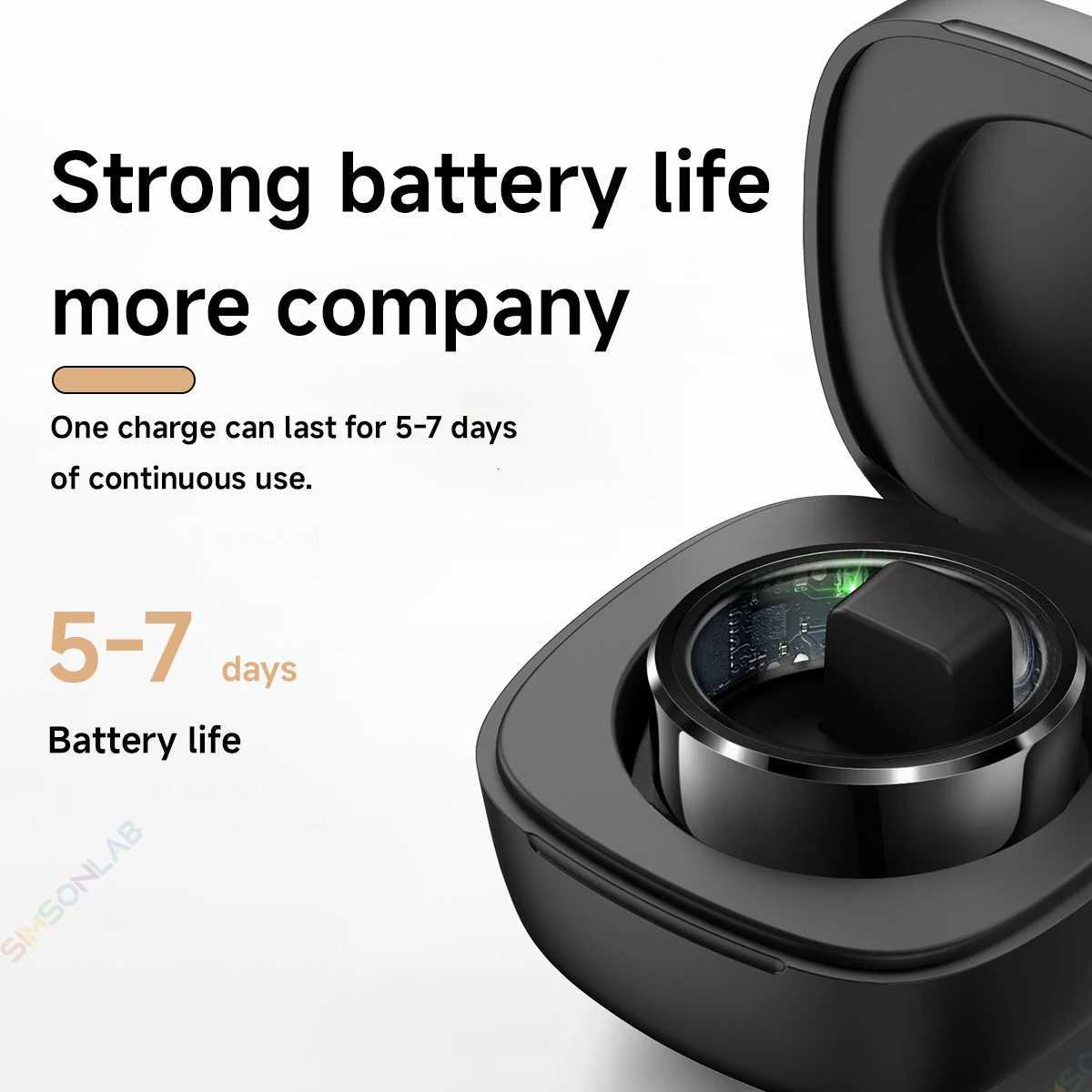 2025 New Smart Ring Sleep Monitor Health Detector IP68 Waterproof Motion Tracker Large Battery R06 Men Women Holiday Gifts Ring W250717