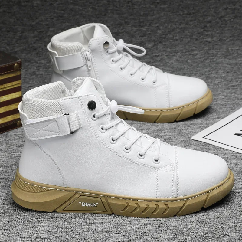 2025 Spring Large Size 39-48 Trendy Casual Boots for Men British Mens Fashion Sneakers High Top Mens Casual Boots Cowboy Boots 250715