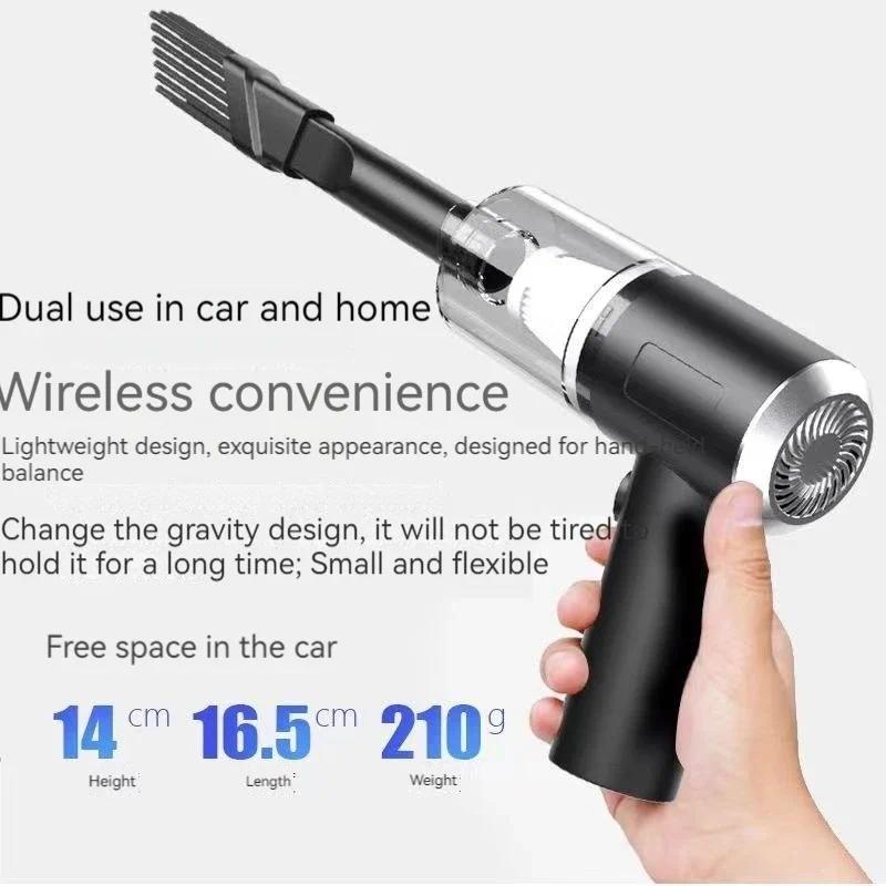 3 In 1 Integrated Utor28 Suction And Blowing Combination USB Charging Small Car Household Vacuum Cleaner