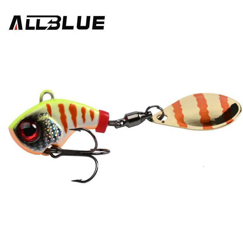 ALLBLUE CYCLONE Tail Spinner Metal Vib Shad Casting Shore Jig Vibration Jigging Blade Spoon Fishing Lure Artificial Bait Tackle Z250717