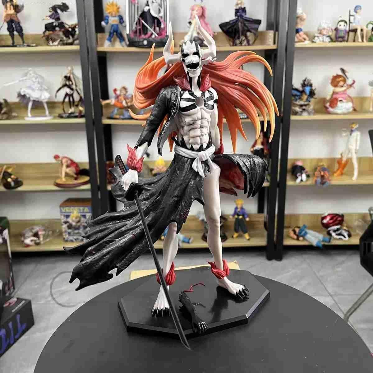 Toy Figures Hot Bleach Hollow Ichigo 34cm Gk Anime Figure Pvc Statue Action Figurine Model Collection Doll Room Desk Decoration Toys Kids Gi L240910 C