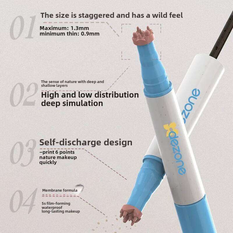 DEZONE Blush Pencil Long Lasting Waterproof Natural Looking Freckle Pen Fake Freckles Stamp 2 In 1 Sunkissed Makeup X250716