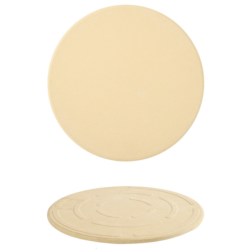 High Temperature Resistant Ceramic Cordierite Pizza Stone Round 33cm 13inch