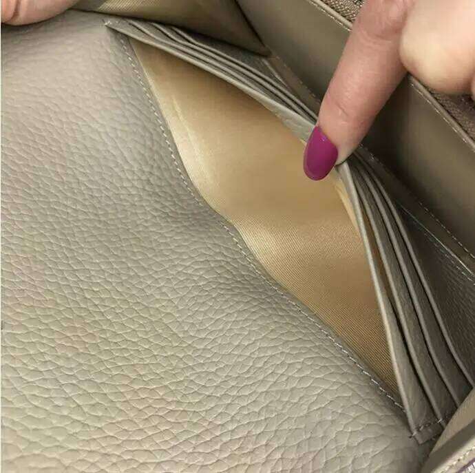 San Maries Gift Box Genuine Leather Men Women Long Travel Wallets and Purses Brand Designer Card Holder Large Money Bag