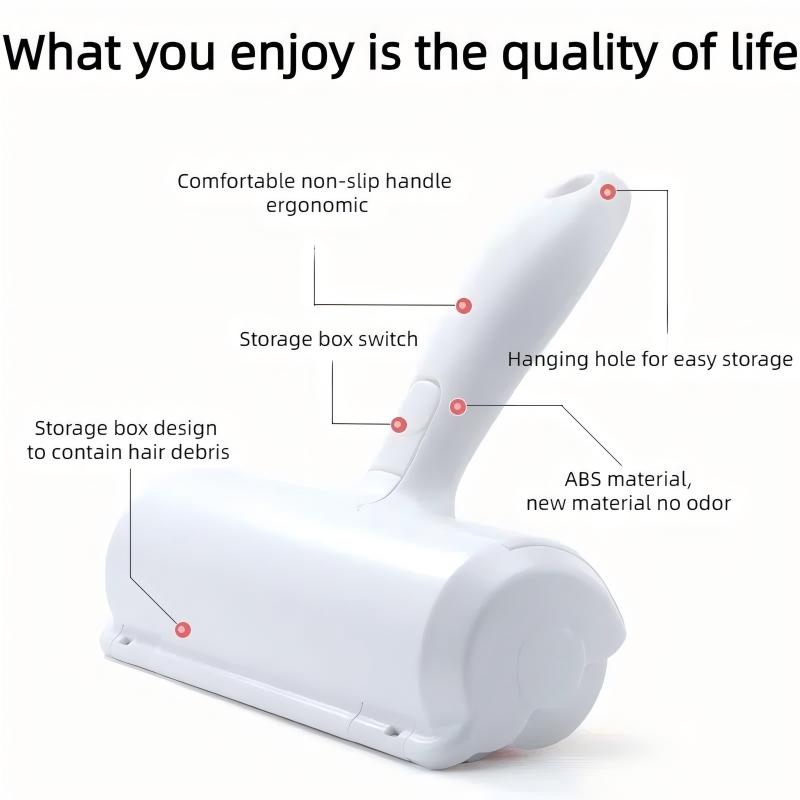 Easy-to-use Pet Hairs Removal Device - Non-Sticky Electrostatic Squeegee