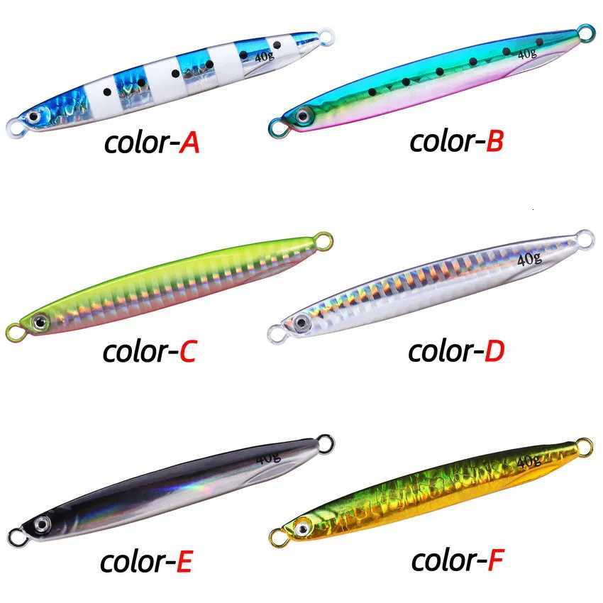Jig Shore Jigging Spoon Casting Drag 7G 10G 14G 17G 21G 30G 40G SeaBass Lure Artificial Bait Fishing Gear Z250717
