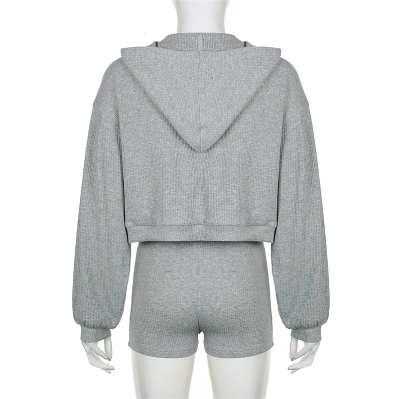 BIIKPIIK Casual Three Pieces Sets Concise Sporty Women Shorts Suits Hooded Coat Bra Fashion Female Tracksuits Fitness 250707