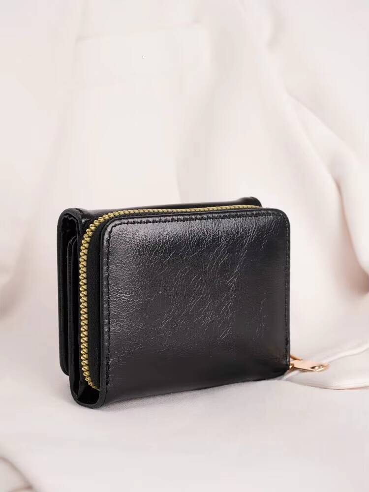 1pc Ladies Short Wallet Lightweight Fashion Suitable Work Business ID Credit Card Christmas Gift For Young Girl ddmynov