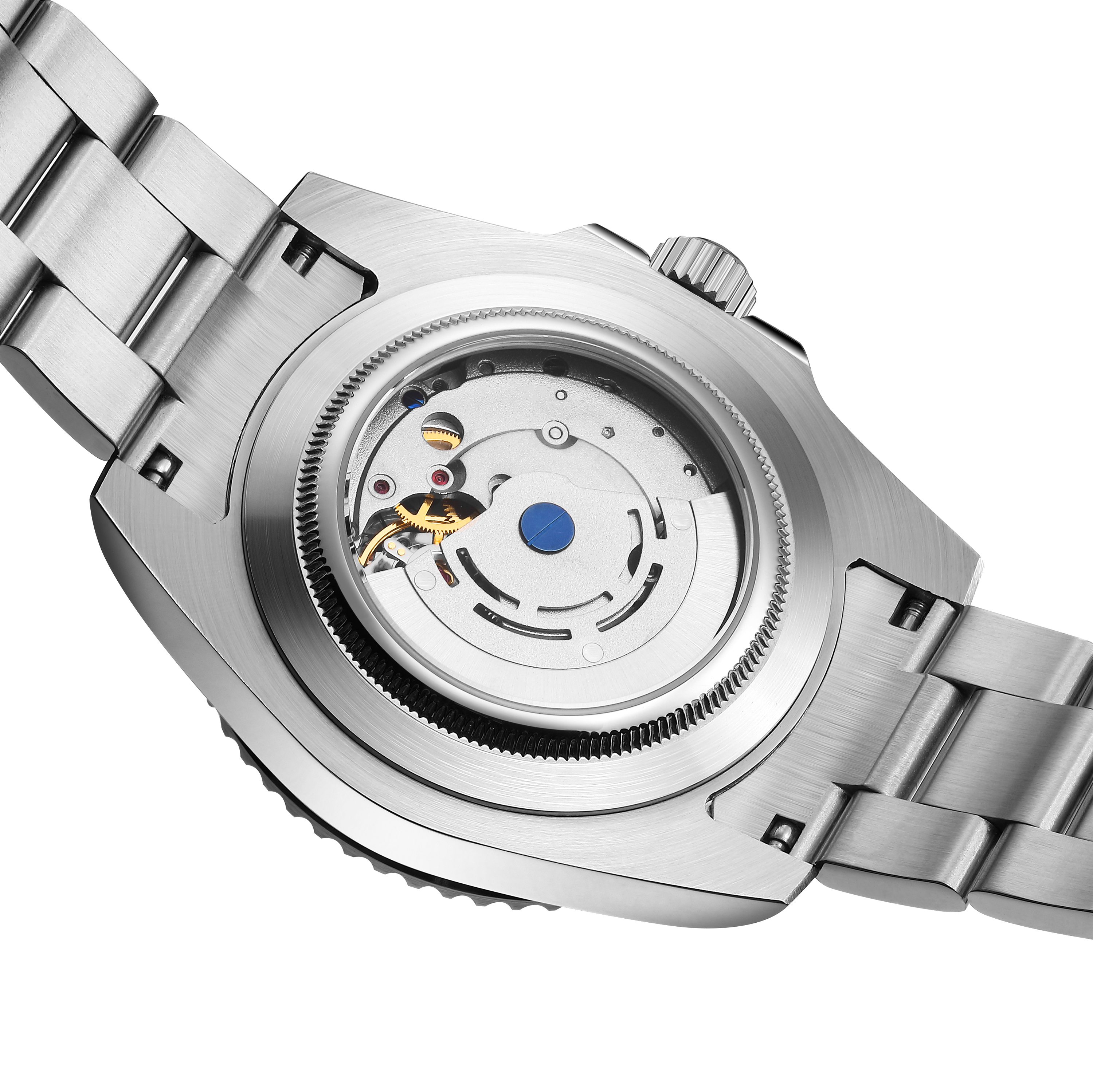 TIME TOKEN 2025 40mm Mens Carbon Fiber Automatic Watch Luxury Divers 100m Water Resistant T454BGS