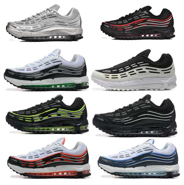 97s Running Shoes mens Designer 97 Joint Signature Triple Black White OG Sliver Golden casual sports Sneakers