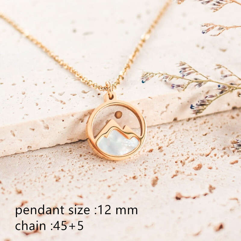 Stainless Steel Faith Mountain-moving Mustard Seed Necklace