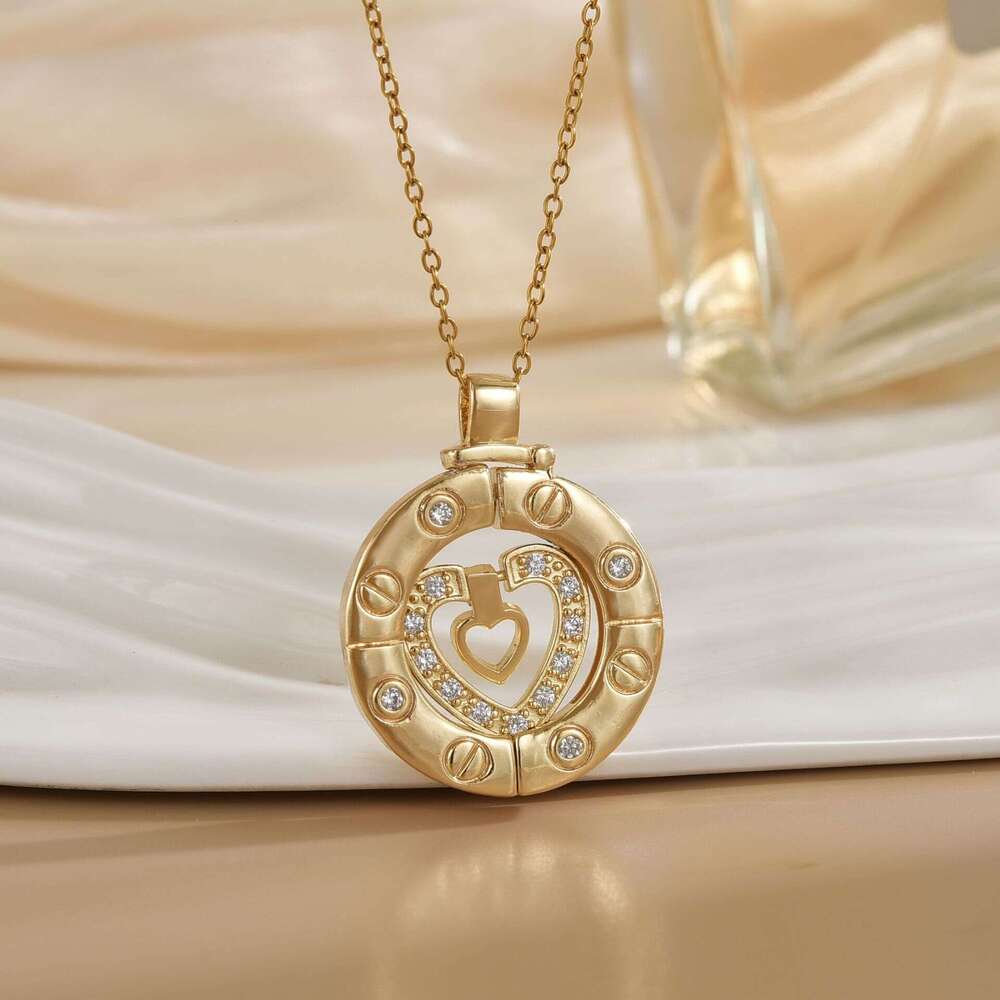 Stairway To Heaven Hot-Selling Necklace For Women, Light Niche High-End Feel Jewelry, Titanium Steel Collarbone Chain Accessory 362