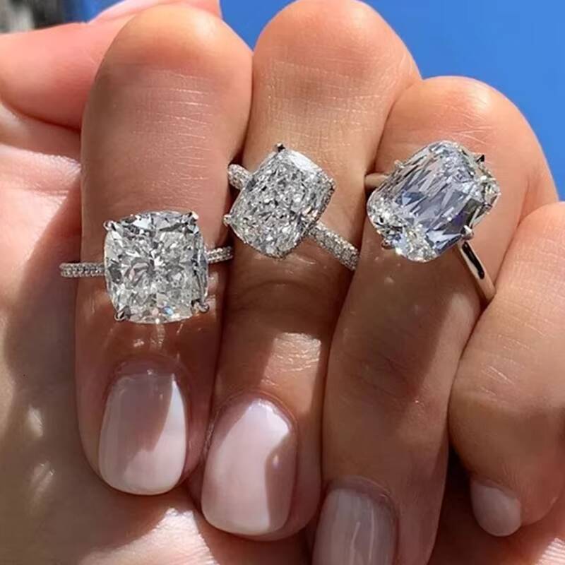 Custom Engagement 14K Solid Gold Lab Diamond Ring IGI Certified CVD Lab Grown Diamond Ring