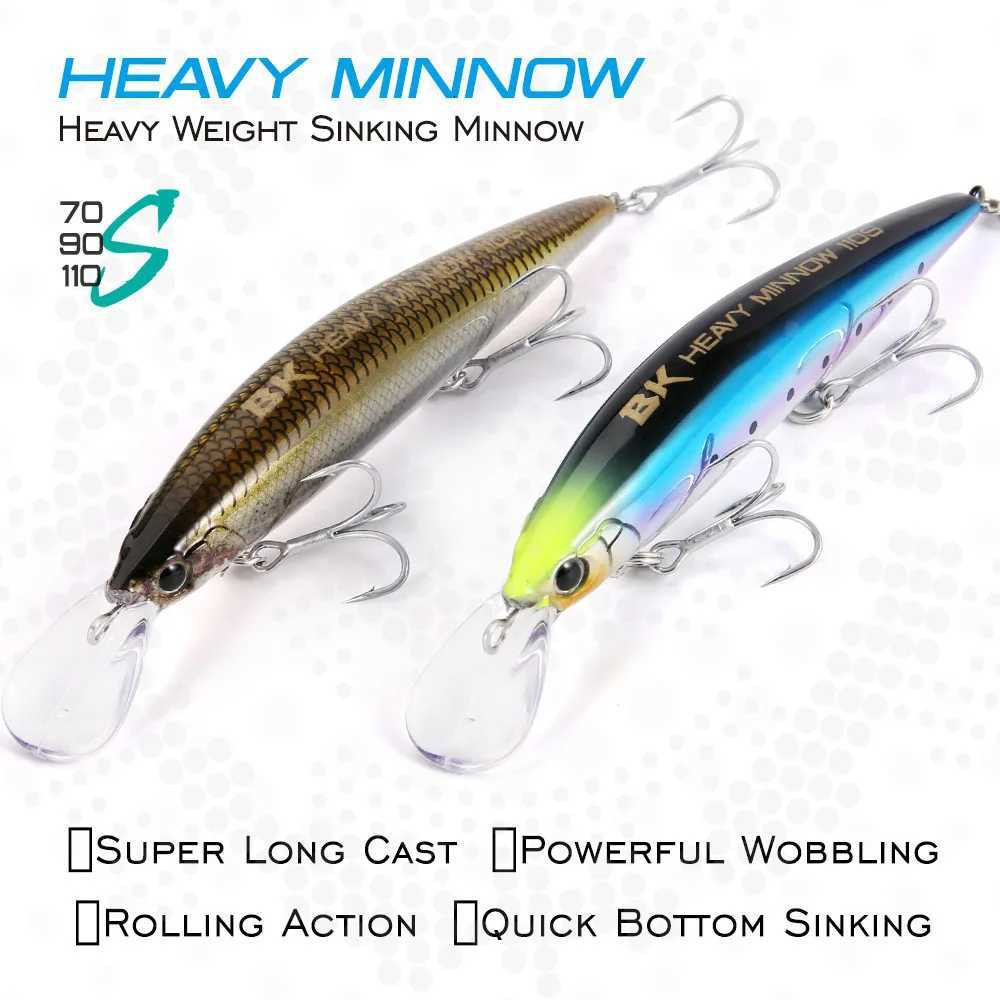 FSTK New Heavy Sinking Minnow 110S 37g 90S 28g 70S 16g Saltwater Long Casting Distance Sea Artificial Bait Z250717