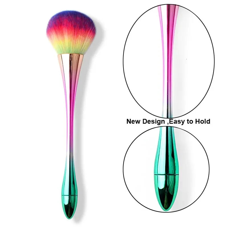 Nail Dust Cleaning Brush 7 Styles Professional Nail Art Make Up Brushes Long-Handled Super Fluffy Dust Removal Manicure Tools 250716