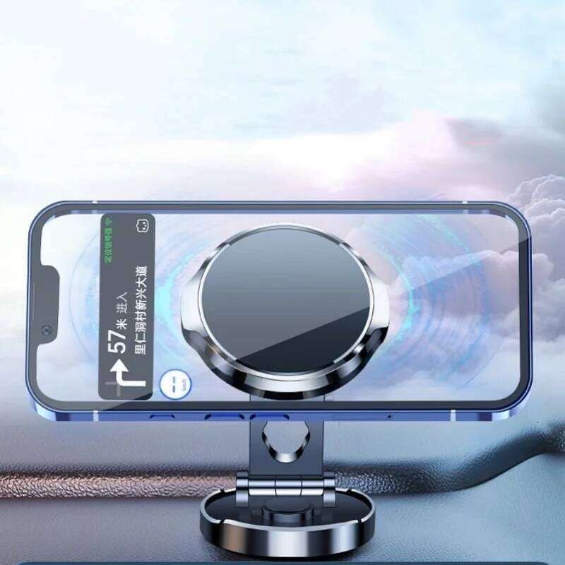 2024 Mobile Phone Stand Strong Magnetic Holder 720° Foldable Round Bracket Support for Universal Phones Mount Holders In Car