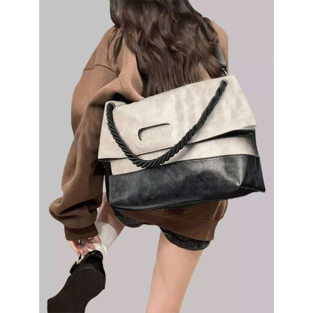 CGCBAG 2024 New Designer Women Tote Casual Lage Capacity Shoulder High Quality PU Leather Female Crossbody Bag
